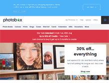 Tablet Screenshot of photobox.co.uk
