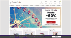 Desktop Screenshot of photobox.es