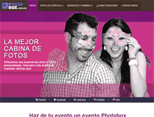 Tablet Screenshot of photobox.com.pa