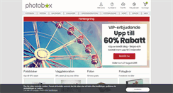 Desktop Screenshot of photobox.se