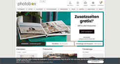 Desktop Screenshot of de.photobox.ch
