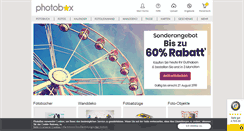 Desktop Screenshot of photobox.de