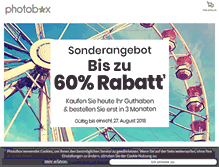 Tablet Screenshot of photobox.de