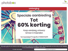 Tablet Screenshot of photobox.nl